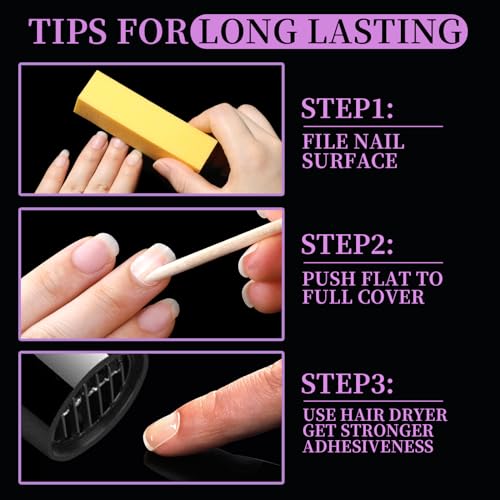 Teenitor 600pcs Press on Nail Adhesive Tabs, 15 Sizes of Nail Stickers for Press on, Press on Nails Stickers Press on Nail Sticky Tabs for Nails, Nail Glue Stickers Nail Glue Tabs, 40 Sheets