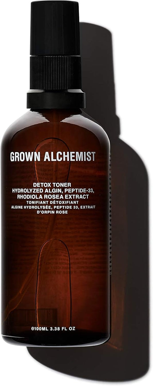 Grown Alchemist Detox Toner Mist, Remove Impurities with Skin Defense & Antioxidant Protection for Less Noticeable Fine Lines and Wrinkles, 3.38 Ounce