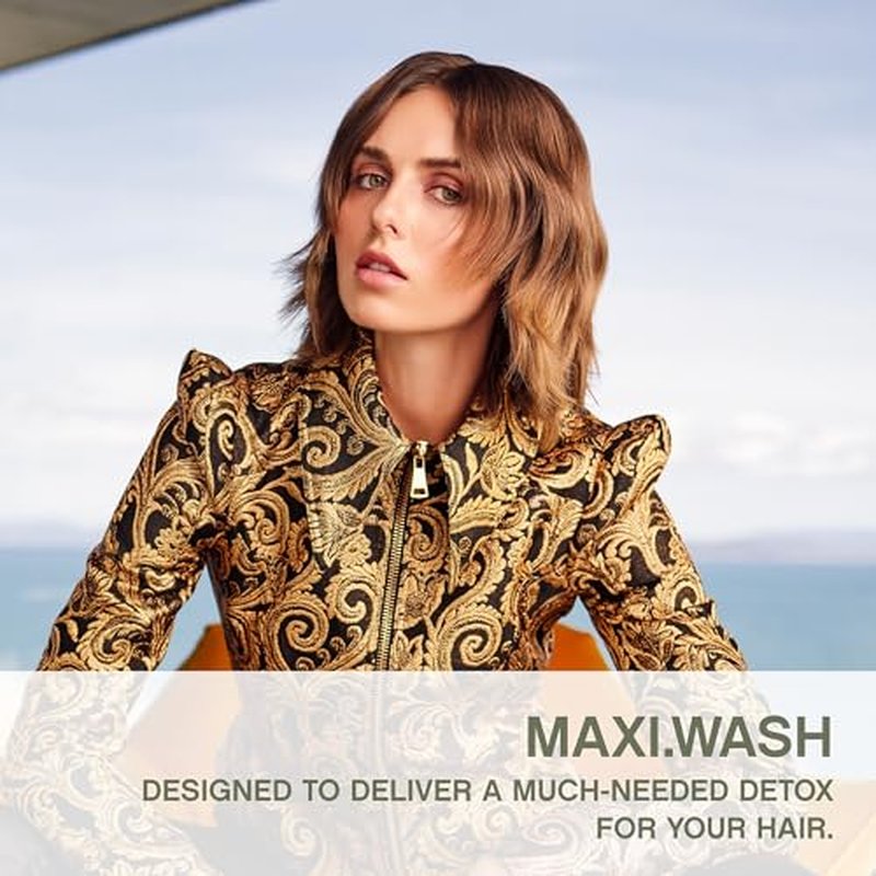 KEVIN.MURPHY MAXI.WASH - Detox Shampoo - Removes Buildup & Minerals - Colour-Safe-Scalp-Friendly - Sulphate & Paraben Free - 1000 mL / 33.8 fl oz
