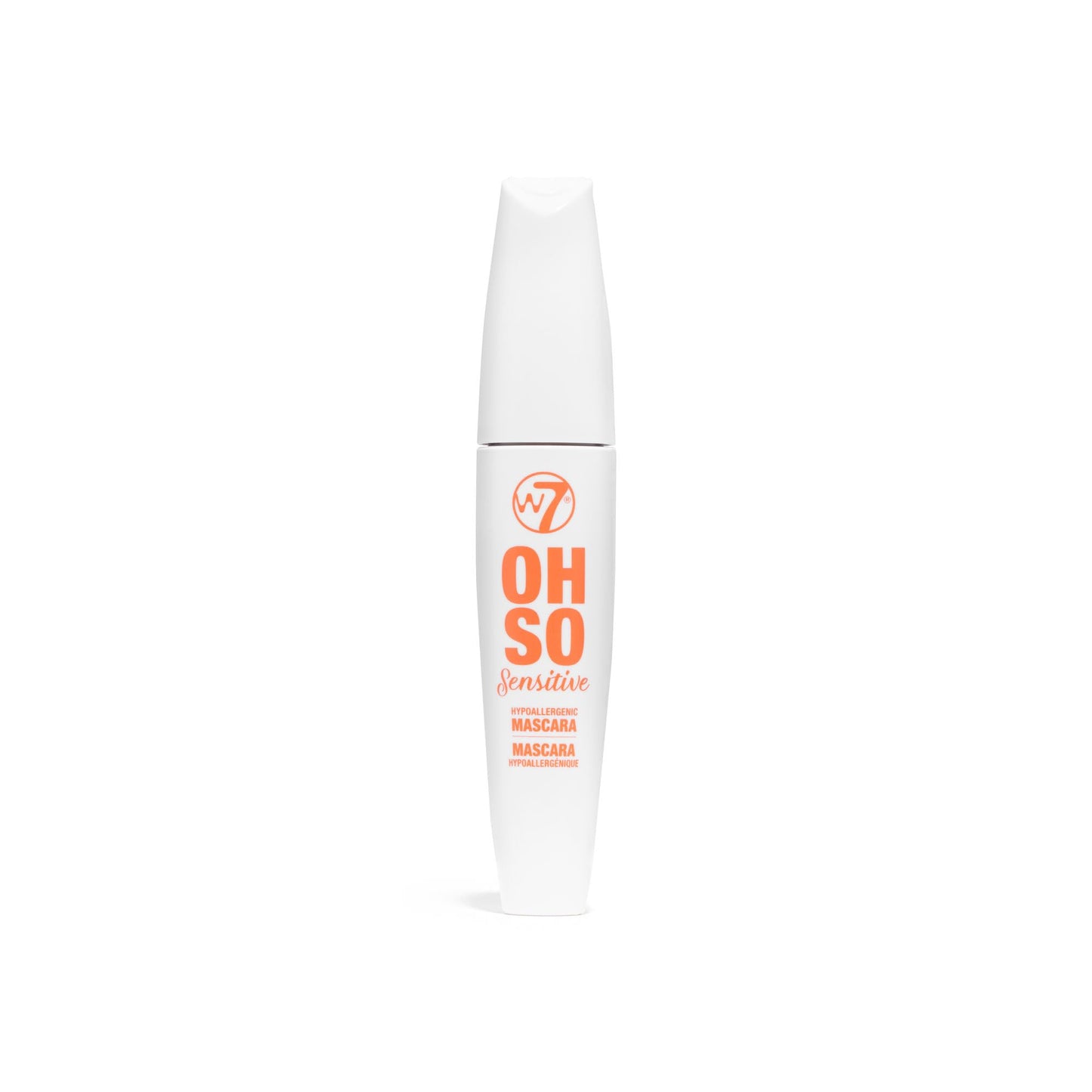 W7 Oh So Sensitive Hypoallergenic Mascara - Black Mascara For Sensitive Eyes With Vitamin E - Vegan - 2 Pack