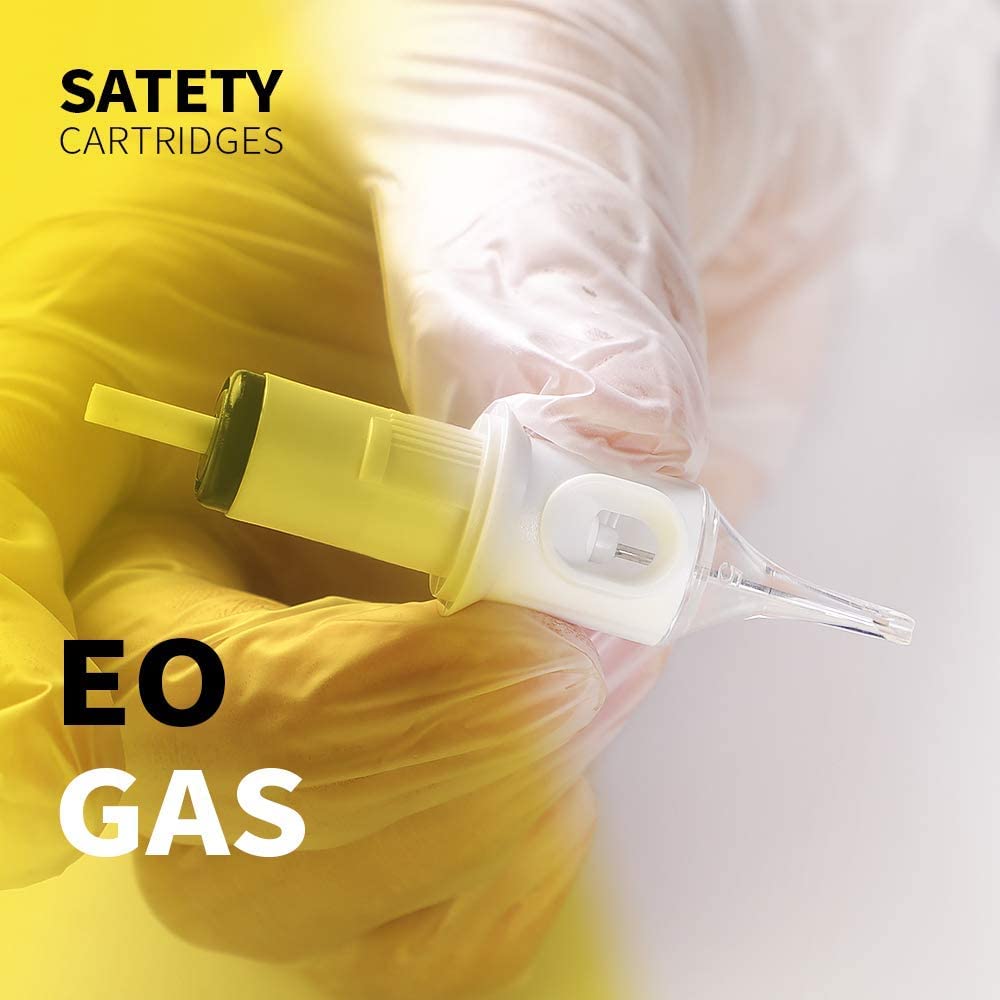 OTBK Tattoo Cartridge Needles（20pcs）,15RM Tattoo Cartridges Professional Disposable Tattoo Needle Cartridge Sterilized Tattoo Needles Safe Cartridge Needles(1215RM)