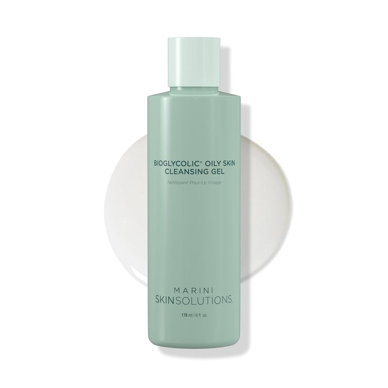 Bioglycolic Oily Skin Cleansing Gel - Glycolic Acid Face Cleanser for Oily, Problem-Prone Skin | 6 fl oz - Cruelty Free