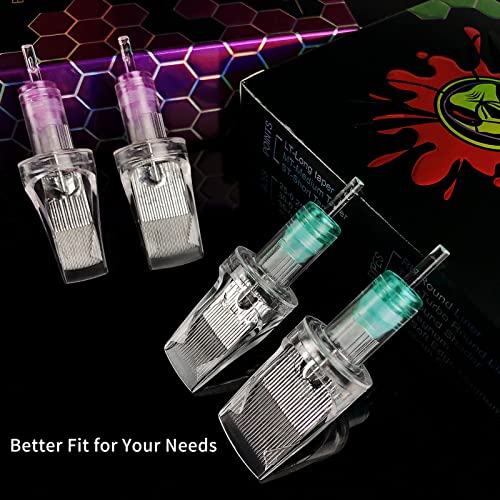 BIGWASP 12PCS 35M1 Large Tattoo Cartridge Needles Magnum 1235M1#12 Standard for Rotary Tattoo Machines