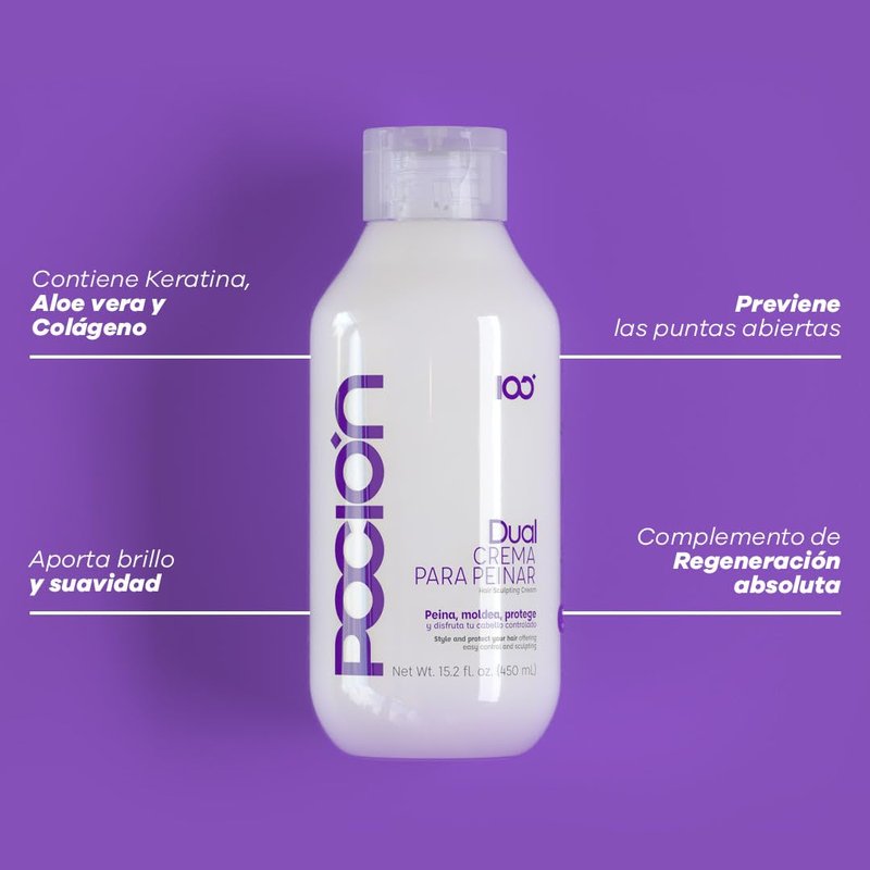 La Pocion Hair Treatment Kit Collection - Complete 4-Piece Set: Shampoo, Treatment Conditioner, Leave-In Conditioner, and Hair Mask for Ultimate Nourishment and Repair