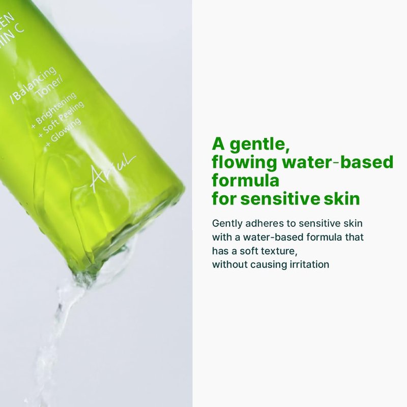 Ariul Green Vitamin C Balancing Toner - Gentle Exfoliation & Skin Balancing with 15% Kakadu-C Complex | 150ml / 5.07 fl. oz