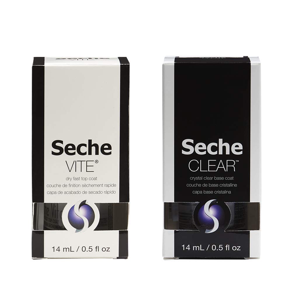 Seche Clear Vite - Base Coat & Top Coat for Long-Lasting Nail Polish | Quick-Dry Formula