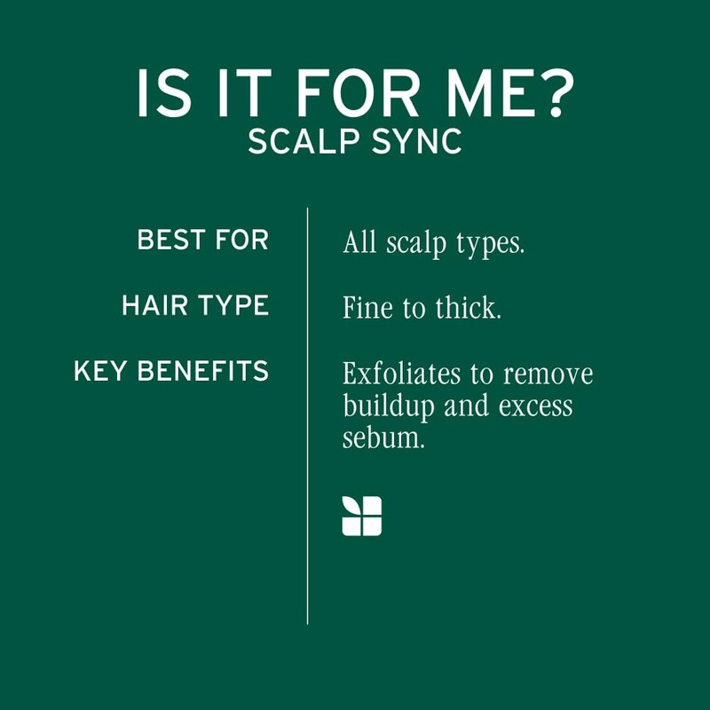 Biolage Scalp Sync Purifying Concentrate - For All Scalp Types, Exfoliating & Clarifying Treatment, Removes Buildup, Refreshing & Reinvigorating, Fermented Tea Blend & Glycolic Acid