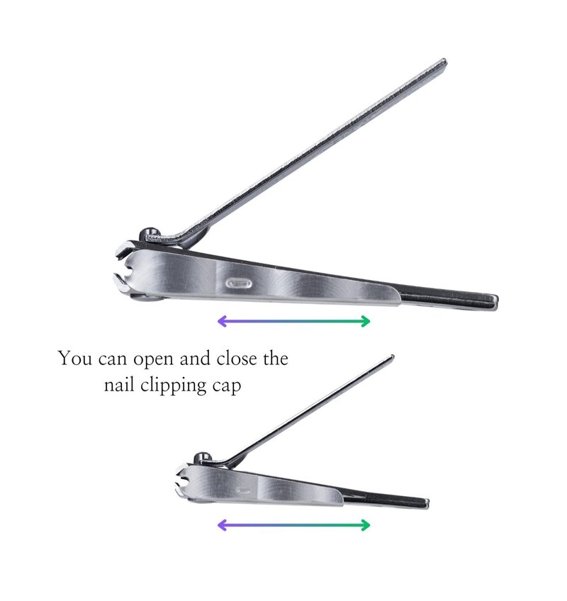 Korean High Class Nail Clippers Set, Fingernail Clipper and Toenail Clipper Cutters, Sharp Stainless Steel