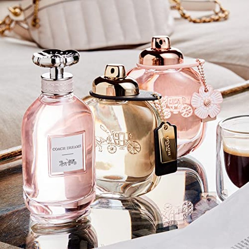 Coach Dreams Eau de Parfum - Women's Fragrance - Radiant Floral Woody - With notes of Juicy Pear, Cactus Flower & Joshua Tree