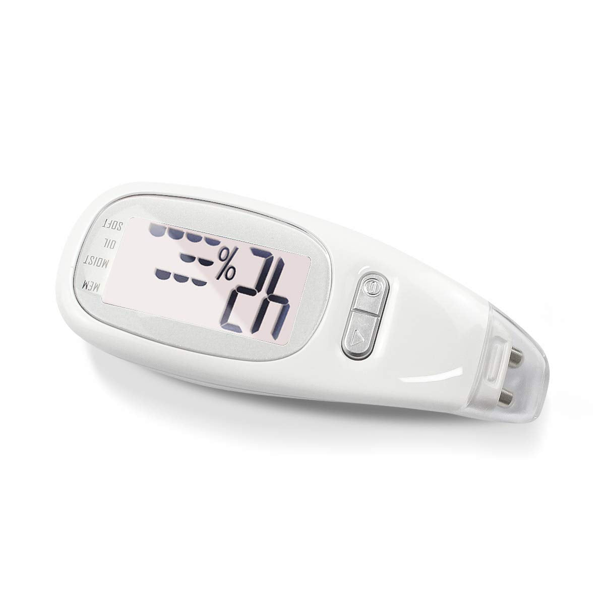 SHQYMBLT Portable digital facial moisture tester skin analyzer facial hydration corneometer skin hydration meter water oil tester for face skin care with backlight LCD display gifts for girls women
