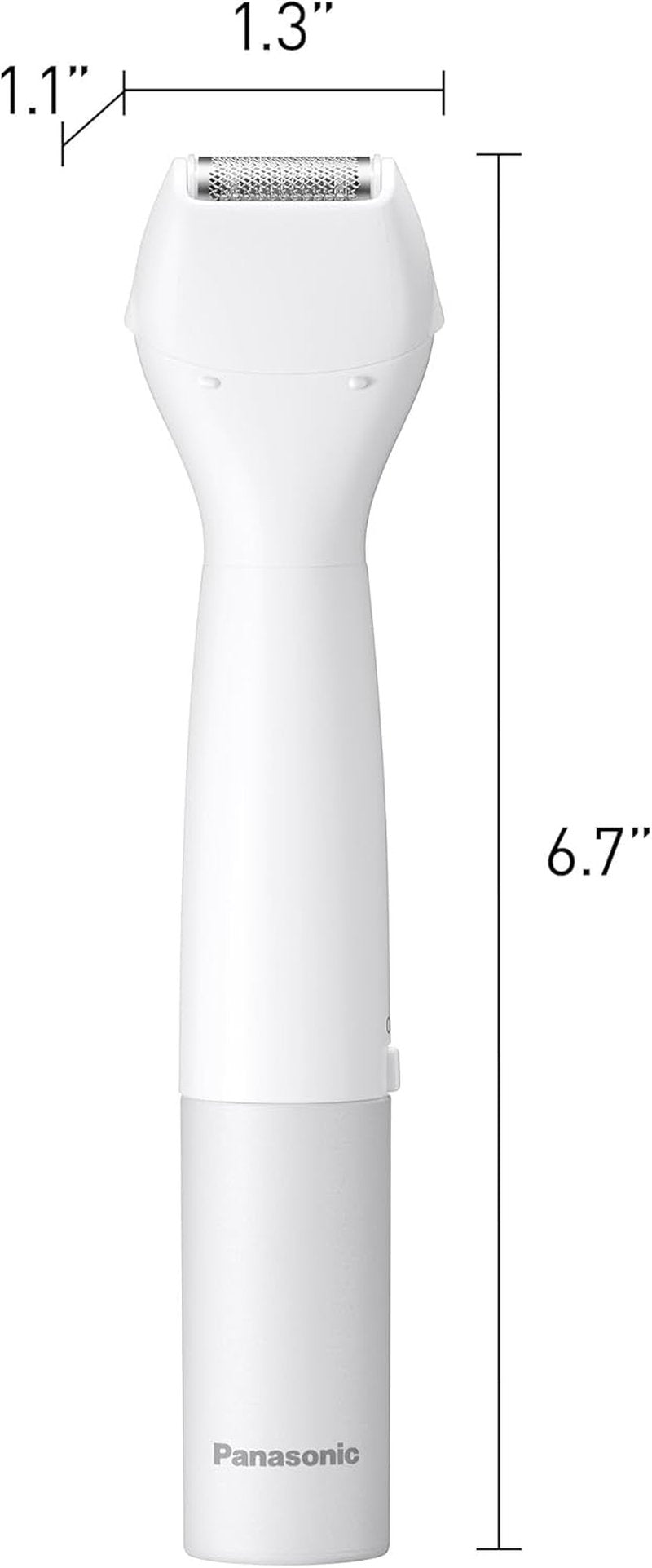 Panasonic Bikini Trimmer & Shaver for Women - 4 Attachments for Gentle Grooming | Wet/Dry Use, Battery-Operated