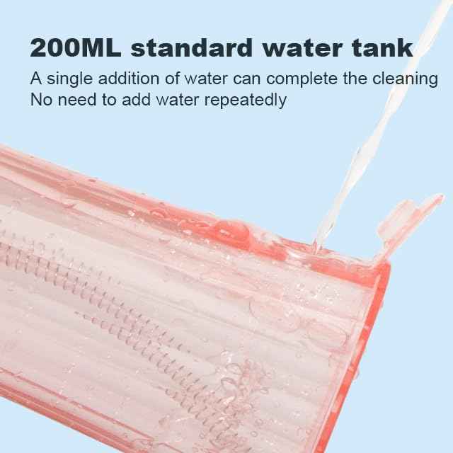 Water Flosser Mini Cordless Portable Oral irrigator, Powerful and Rechargeable IPX7 Waterproof for Teeth Picks, Cleaning Gums,Orthodontic,Braces Dental Care