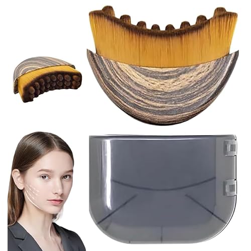 New Lymphatic Contour Face Brush, Dry Brushing Face Brush, Lymphatic Drainage Massager for Face, Chin & Jawline Sculpting,Fits to The Skin to Relieve Fatigue (1PCS)