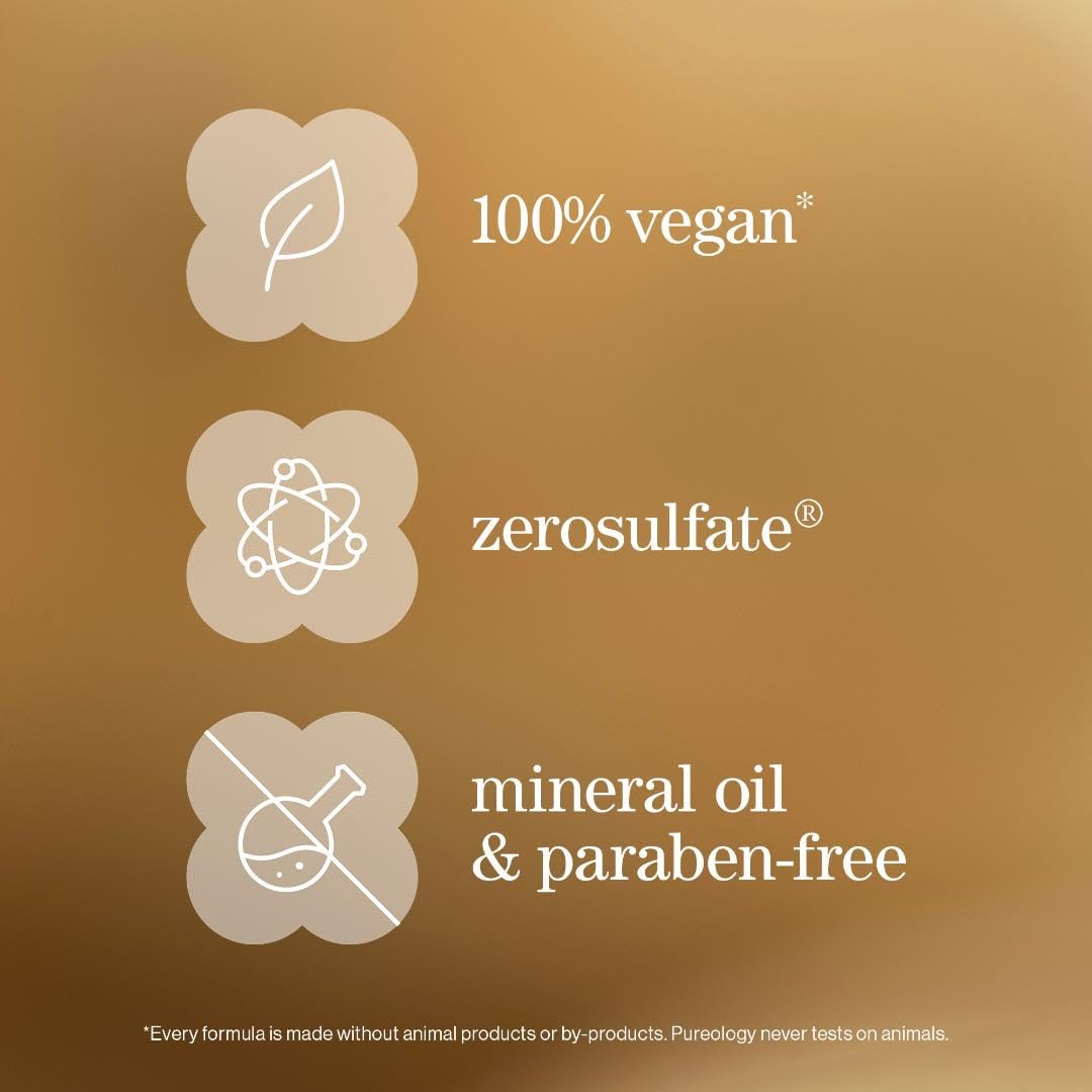 Pureology Nanoworks Gold Shampoo & Conditioner Bundle - For Very Dry and Color-Treated Hair, Sulfate-Free & Vegan