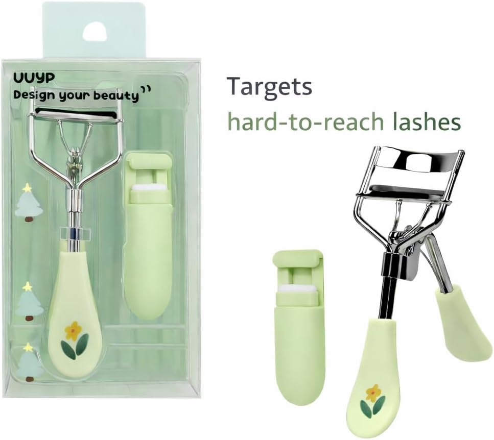 Eyelash Curler for Women - Manual Lash Curler with Wide Angle Fit | Gentle No Pinching, Portable Makeup Tool