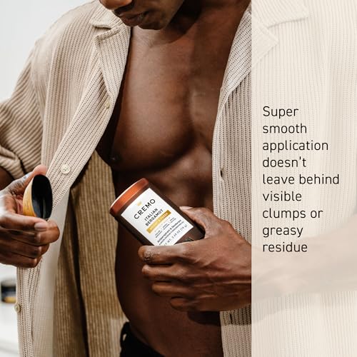 Cremo Italian Bergamot Antiperspirant & Deodorant for Men, 48-hour Sweat and Odor Protection, 2.65oz