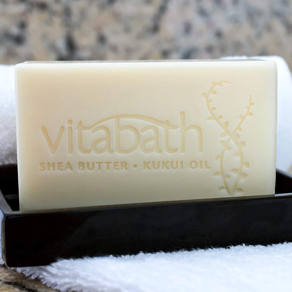 Vitabath Original Spring Green Moisturizing Gelee Bar Soap All Over Gentle Foaming Cleanser & Hydrating Solid Body Wash - Nourish & Rejuvenate All Skin Types Women & Men - 8oz (Pack of 3)