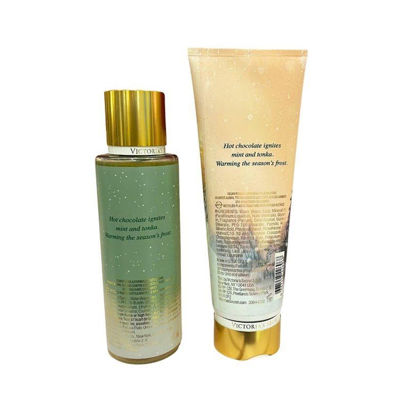 Victoria's Secret FROSTMELT Fragrance Mist & Lotion Set - Full Size 2pc Bundle for Women