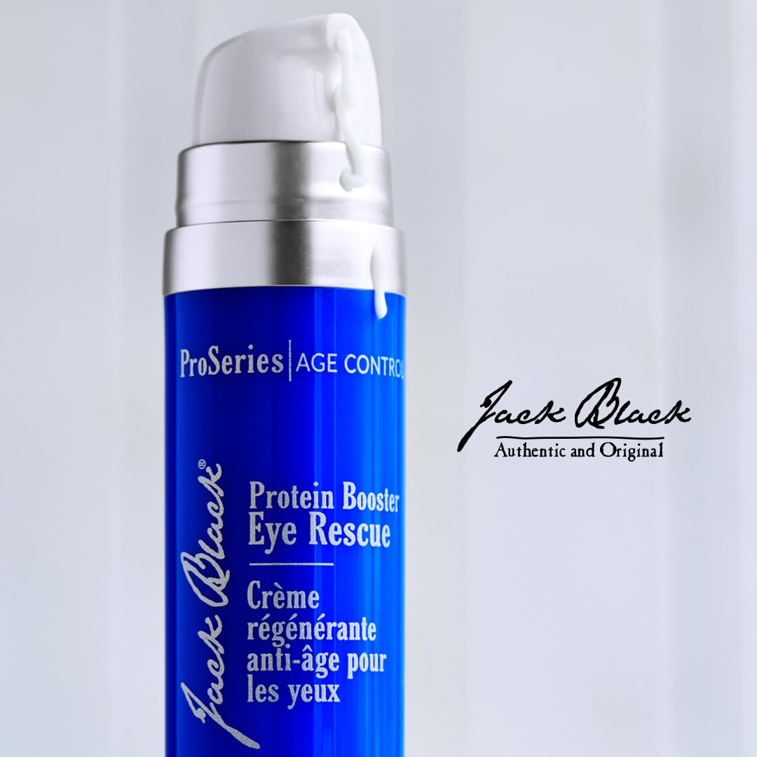 Jack Black Protein Booster Skin Serum - Anti-Aging Peptide & Antioxidant Face Serum for Men | 1.7 oz