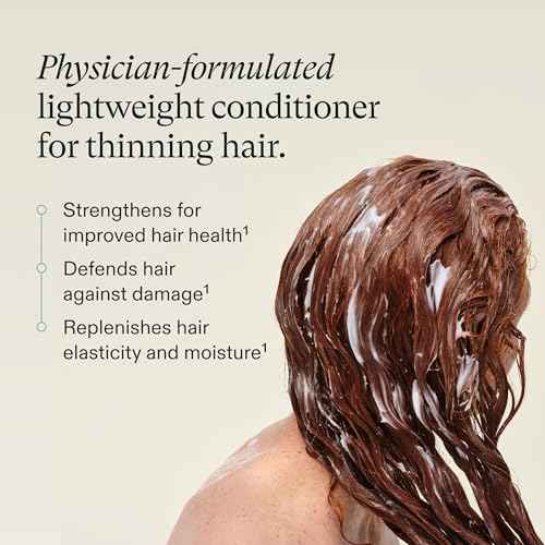 Nutrafol Conditioner, Physician-formulated for Thinning Hair, Moisturizing, Strengthening and Color Safe, Lightweight Protection
