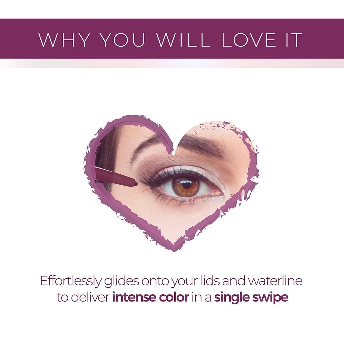 Blinc Eyeliner Pencil - Waterproof Mechanical Gel Eyeliner | Smudge-Proof, Long-Wearing, Black, 0.5g