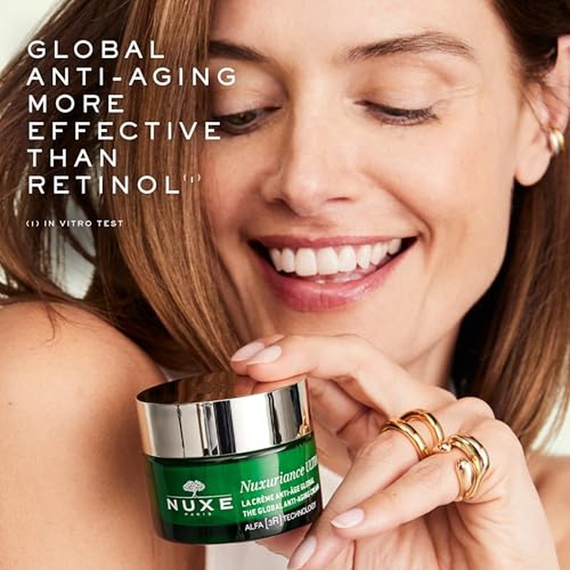 Nuxe Nuxuriance Ultra Global Anti-Aging Cream with ALFA 3R Technology, Firming, Anti-Aging Treatment, 1.7 Fl Oz