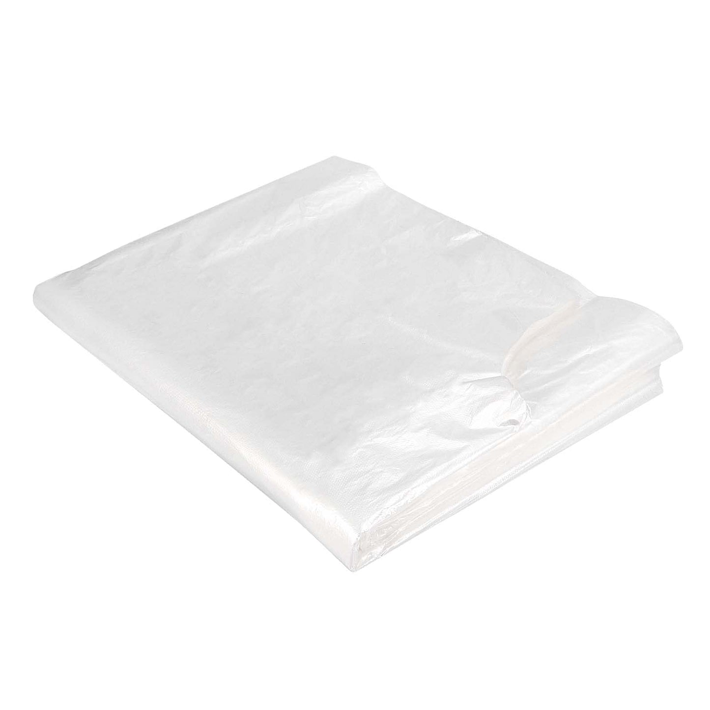 TAICHEUT 400 Pcs 35 x 47 Inch Disposable Clear Plastic Hair Salon Capes, Waterproof Barber Capes for Barbershop and Salon