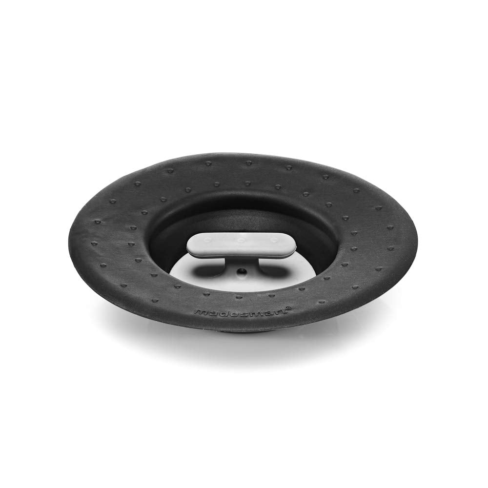 madesmart 2 Piece Drain Strainer & Stopper, Granite Organizer, 5.25 x 5.25 x 1.00 in (13.34 x 13.34 x 2.54 cm)