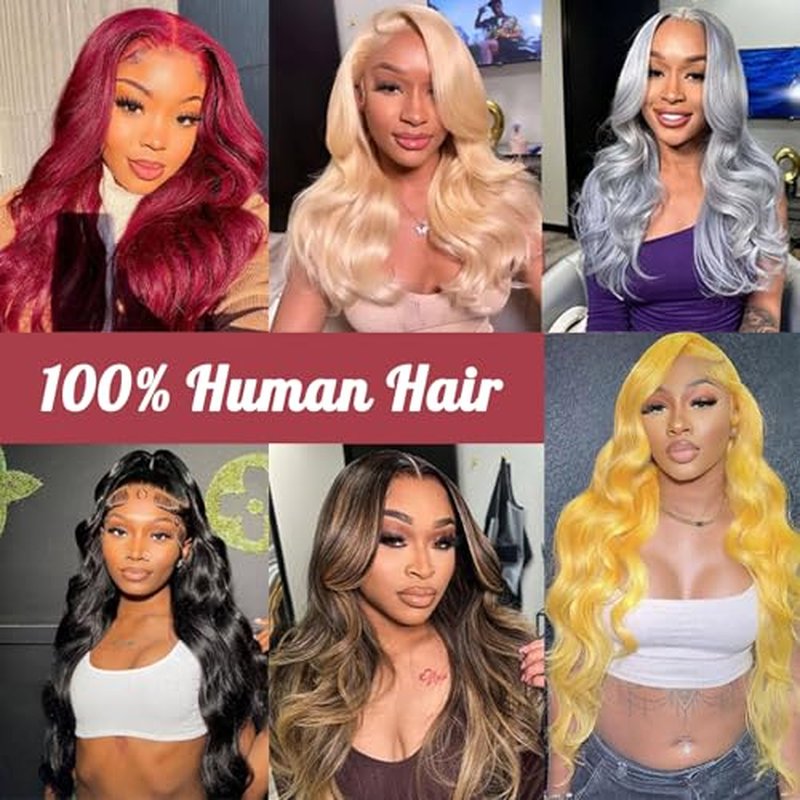 28 Inch 99J Burgundy Lace Front Wigs Human Hair 200 Density 13x6 HD Transparent Body Wave Lace Front Human Hair Wig Pre Plucked Wine Red Colored for Women