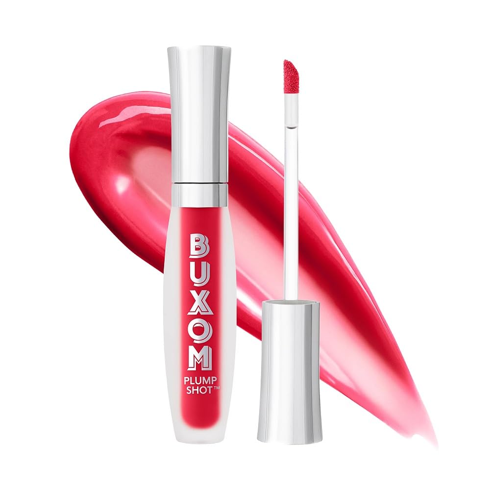 Buxom Plump Shot Peptides Lip Serum, Cherry Pop