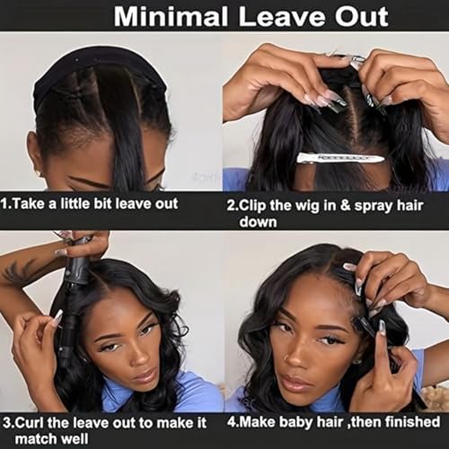 Curly V Part Wig 180% Density No Leave Out V Part Wigs Upgrade U Part Glueless Wigs for Black Women Premium Fiber & Remy Human Hair Blended, Realistic Look with True Scalp (Natural Black, 22 Inch)