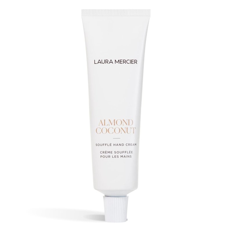 Laura Mercier Soufflé Hand Cream, 24HR Hydration, Nourishes and Repairs, Instantly Moisturizes and Improves Skin Texture, Infused with Shea, Mango, and Cocoa Butters, Ambre Vanille