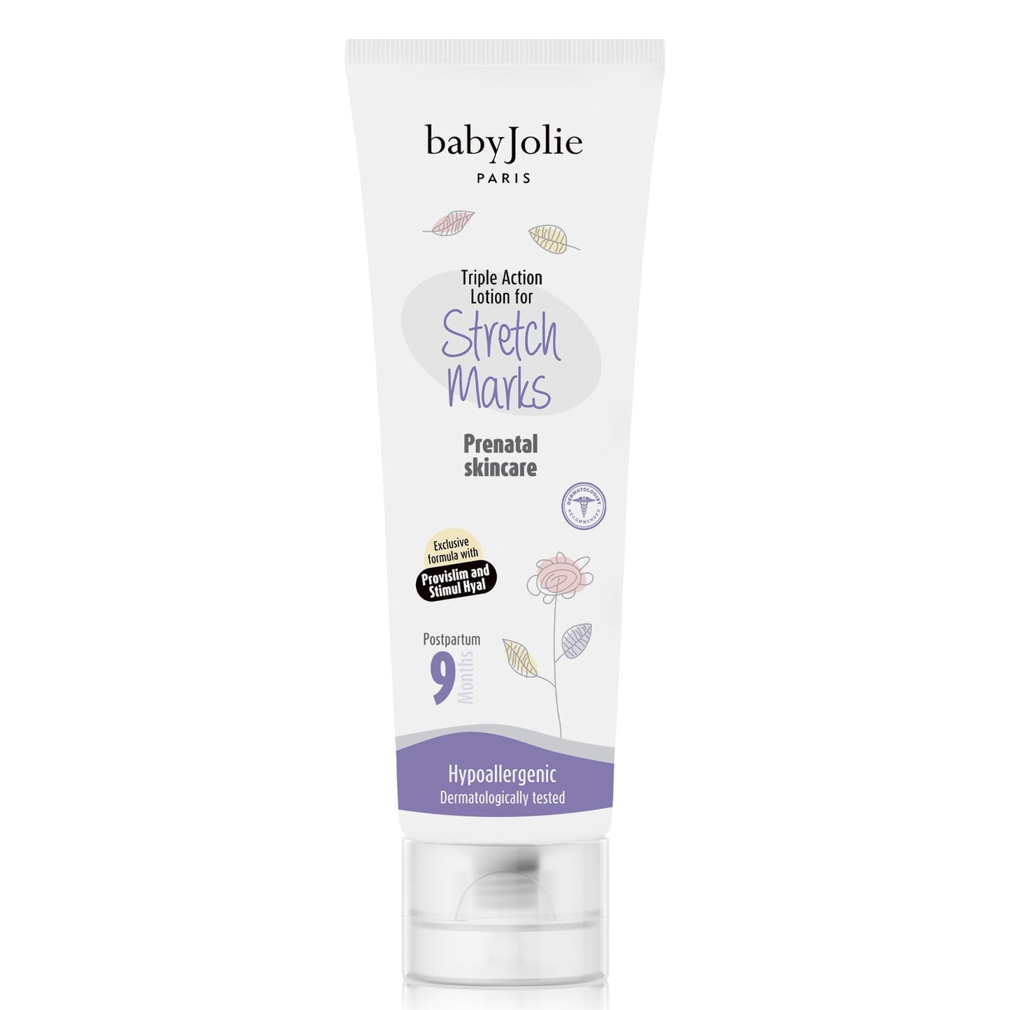 Baby Jolie Stretch Mark Cream for Pregnancy – Hydrating Belly Lotion for Expecting Moms – Nourishing Shea Butter & Botanical Oils – 7.5 oz