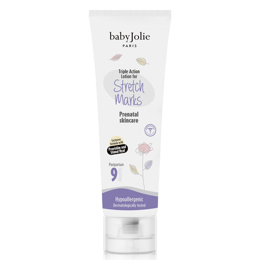 Baby Jolie Stretch Mark Cream for Pregnancy – Hydrating Belly Lotion for Expecting Moms – Nourishing Shea Butter & Botanical Oils – 7.5 oz