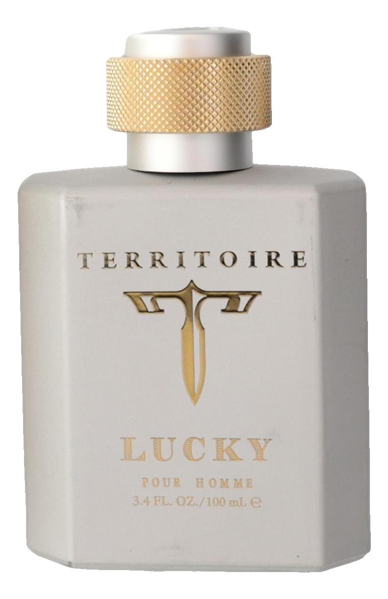 Territoire Lucky Eau de Parfum Spray for Men - 3.4 Ounce | Long-Lasting Fragrance