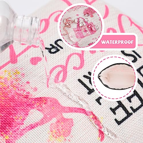 Silkfly 12 Pcs Dance Makeup Bag Ballet Cosmetic Bag Ballet Lover Gift Christmas Dance Party Favors Princess Party Favors Tutu Supplies Portable Toiletry Zipper Pouch for Women