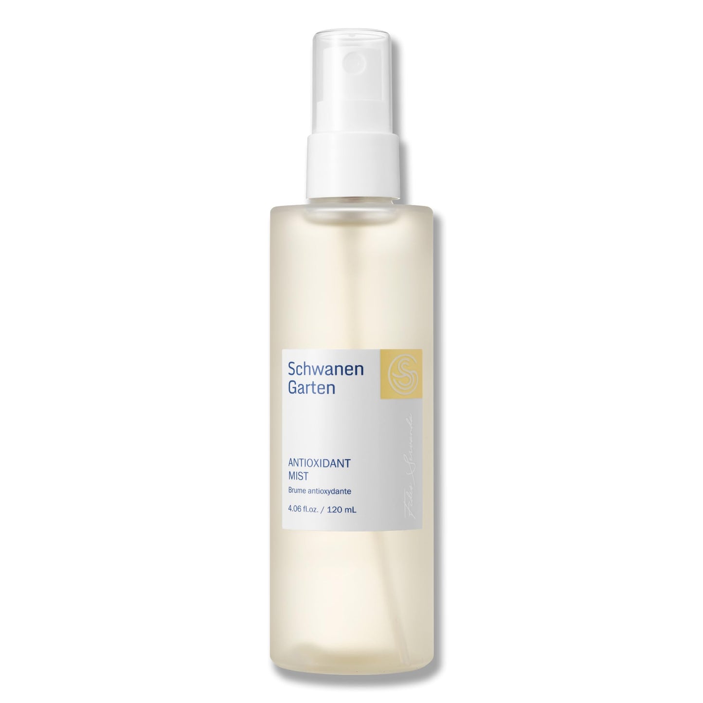 Schwanen Garten Antioxidant Mist 4.06oz / 120ml - Refreshing moisturizer, Organically grown & Handpicked ingredients, Vegan