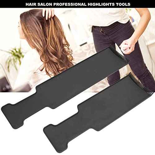 Highlighting Board for Hair,Balayage Board, Professional Hair Color Barber Shop Dye DIY with Teeth Hairdressing DIY Comb