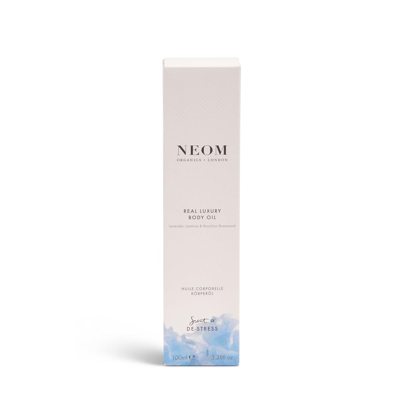 Neom Real Luxury Body Oil - 24 Pure Essential Oils for Nourishing Skin | 3.38 fl oz