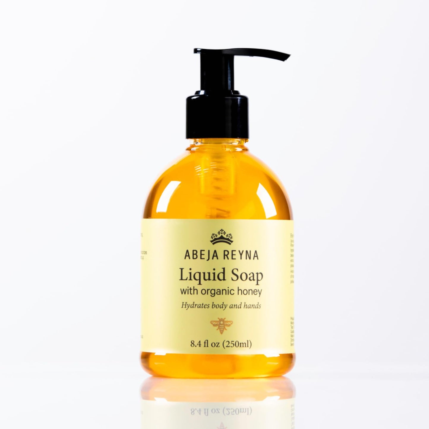 ABEJA REYNA Liquid Soap with Organic Honey – Gentle Cleansing & Hydrating (250ml)