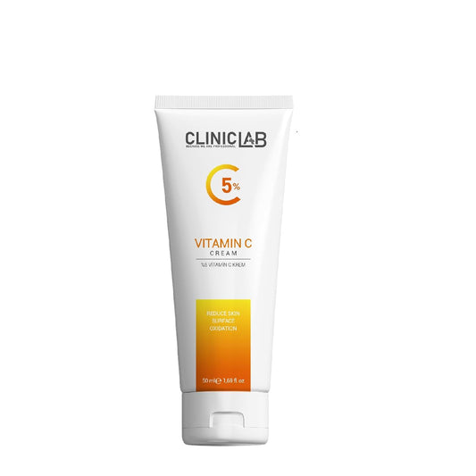 ClinicLab 5% Vitamin C & Glow Cream - Skin Brightening & Dark Spot Face Cream for Women and Men (1.69fl oz)