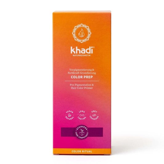 khadi COLOR PREP Natural Hair Color - Hair dye for pre-pigmentation to achieve an intense color result and to prepare for coloring - 3.5 oz
