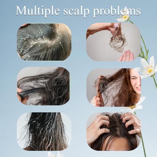 Trichology Shampoo | Anti-Hair Fall & Less Shedding & Volumizing Shampoo | Biotin, Arginine & Oleanolic Acid Strengthens Roots Promotes Hair Growth Oil Control & Scalp Nourishment 300ML (1PCS)