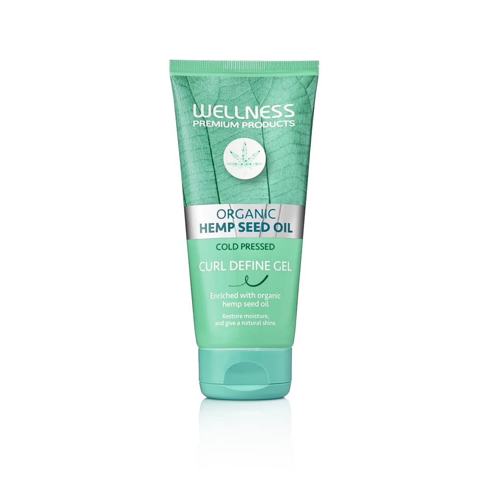 Wellness Organic Hemp Seed Oil Curl Define Gel Unisex Gel 6.3 oz