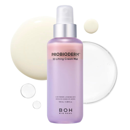 BIOHEAL BOH Probioderm 3D Lifting Cream Mist 3.38 fl oz | Korean Face Mist with Cream-Like Hydration for Instant Glow, Firm-Looking Skin & On-the-Go Refresh