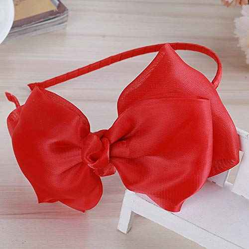 Bow Headband Lace Bowknot Hair Bands Big Bow Ribbon Halloween Hair Hoops Women Hairband Headdress Cosplay Christmas Headpiece