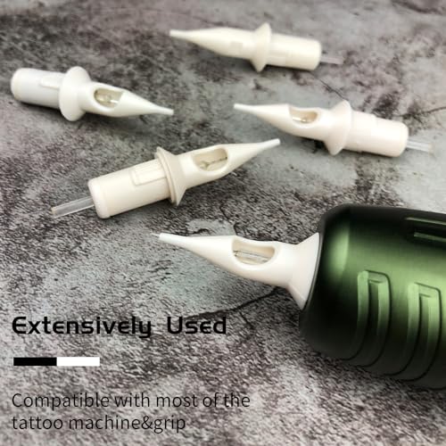 BIGWASP 50pcs Assorted Disposable Tattoo Needle Cartridges Round Liner Mixed 3RL 5RL 7RL 9RL 11RL (50pcs #12 Standard RL)