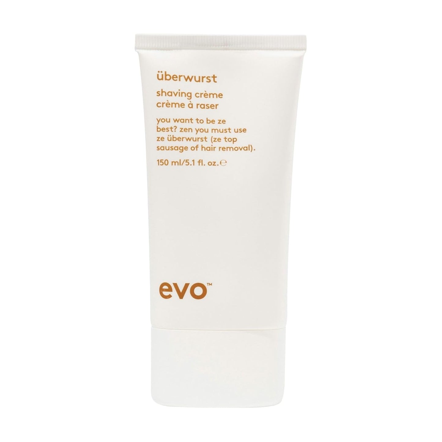EVO Uberwurst Shaving Cream for Sensitive Skin - Moisturizing Formula Reduces Razor Burn | 5.1 fl oz