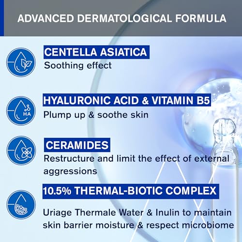 Uriage Cica-Daily Repairing Cream Concentrate | Made With Centella Asiatica, Hyaluronic Acid & Vitamin B5, 96% Ingredients of Natural Origin, Fragrance-Free, 50 mL / 1.69 zz