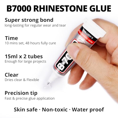 10000Pcs Multicolored 5mm Rhinestones for Bedazzling Crafting with b7000 Glue, Flatback Rainbow Colored SS20 Rinestones Crystals Gems Diamonds, Flat Back Multi Colorful Gemstones Jewels Stones